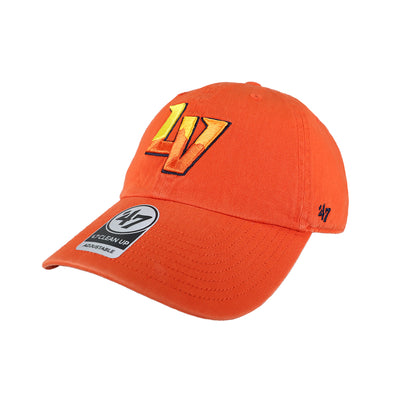 Las Vegas Aviators '47 Brand LV Orange Clean Up Strapback Hat