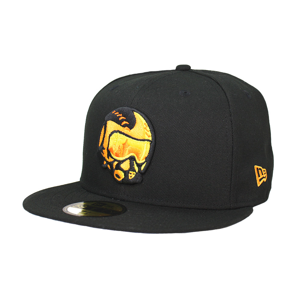 New Era ALT1 Fighter Pilot Black/Black 59FIFTY Fitted Hat – The