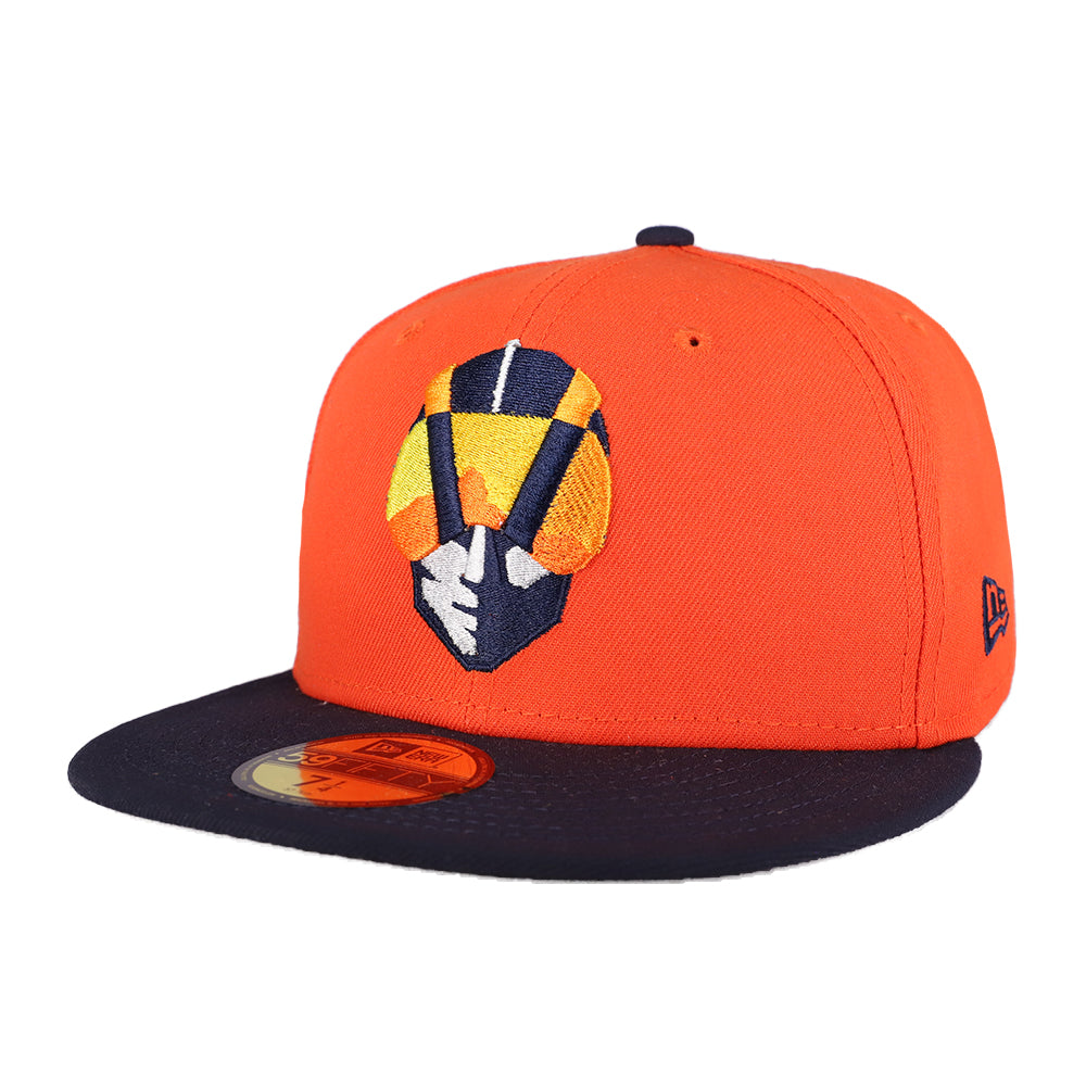 New Era Aviator Orange/Navy 59FIFTY Fitted Hat – The Fly Zone