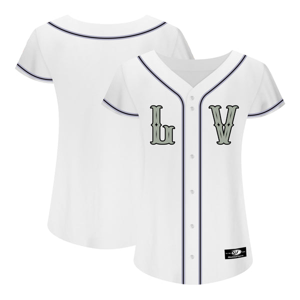 Las Vegas Reyes de Plata Wilson Home LV White Authentic Jersey XL / with Sleeve Patches [+$59.99]