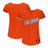 Women's Las Vegas Aviators OT Sports Road Las Vegas Orange Replica Jersey