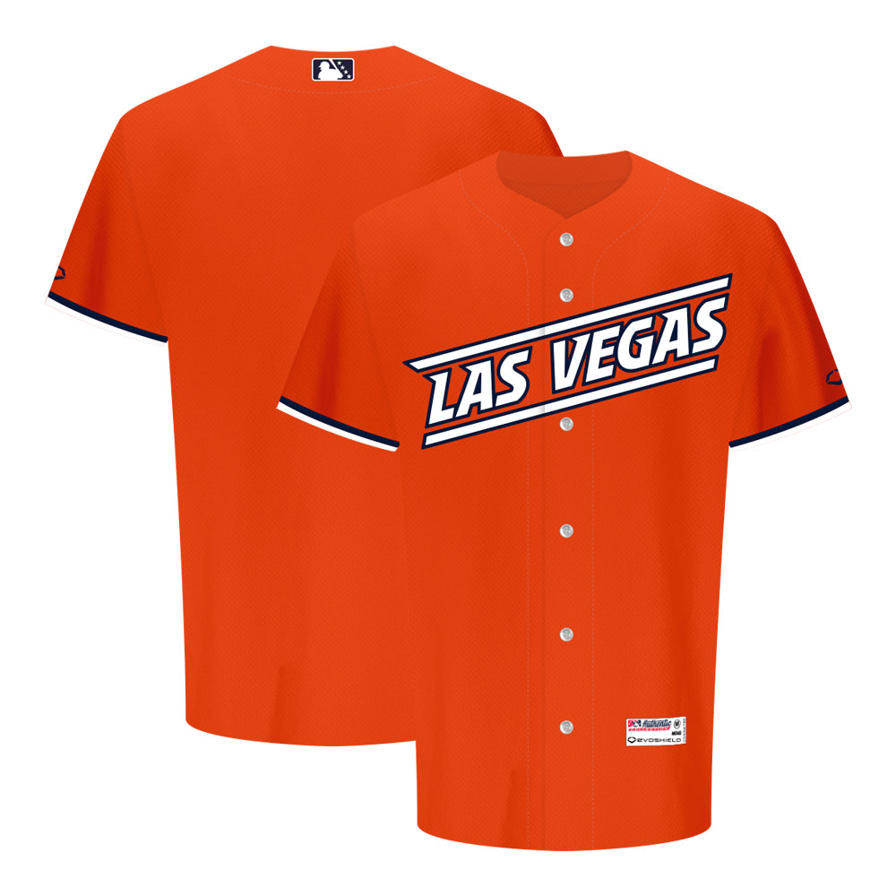 Evoshield Road Las Vegas Orange Authentic Jersey – The Fly Zone