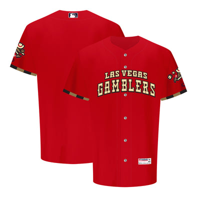 Las Vegas Gamblers Wilson 2024 Theme Night Collection Red Authentic Jersey