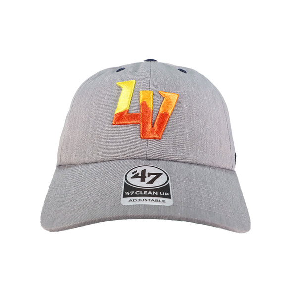 Las Vegas Aviators '47 Brand LV Gray Full Count Clean Up Strapback Hat