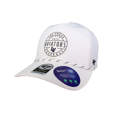 Las Vegas Aviators '47 Brand LVA Baseball Circle White Suburbia Hitch Snapback Hat