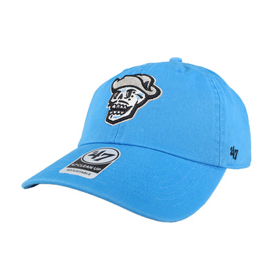 Las Vegas Reyes de Plata '47 Brand Skull Blue Clean Up Strapback Hat