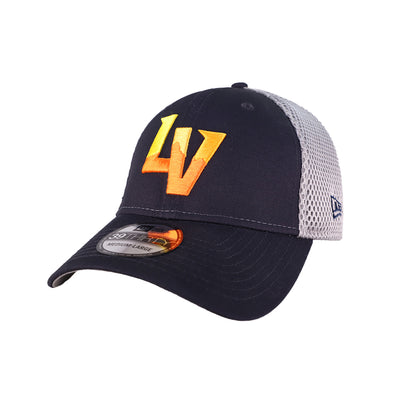 Las Vegas Aviators New Era LV Team Neo Navy/Gray 39THIRTY Stretch Fit Hat