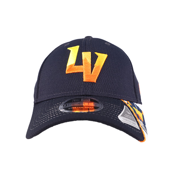 Las Vegas Aviators New Era LV Side Swipe Navy 9FORTY Stretch-Snapback Hat