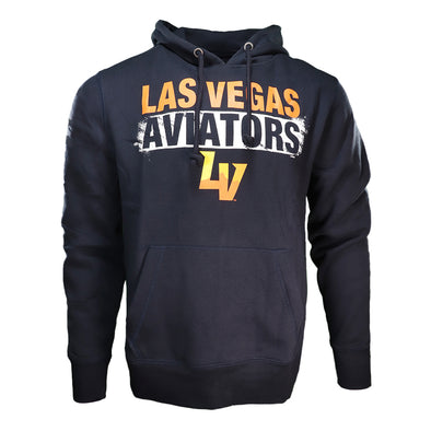 Men's Las Vegas Aviators '47 Brand LV Base Slide Navy Hoodie