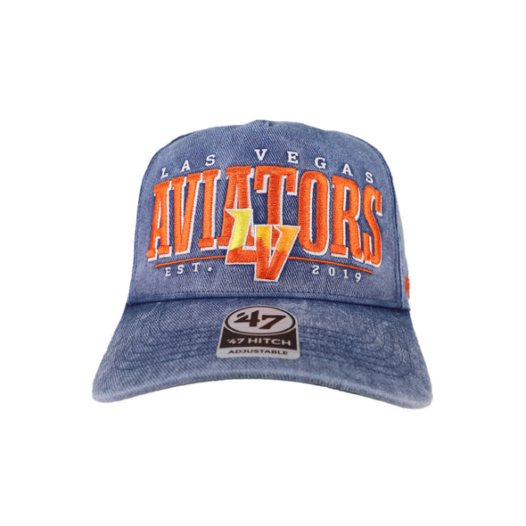 Las Vegas Aviators '47 Brand LV/LVA Established Navy Dye Fontana Hitch Snapback Hat