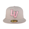 Las Vegas Aviators New Era On-Field 2023 Mother's Day LV Cream/Pink 59FIFTY Fitted Hat