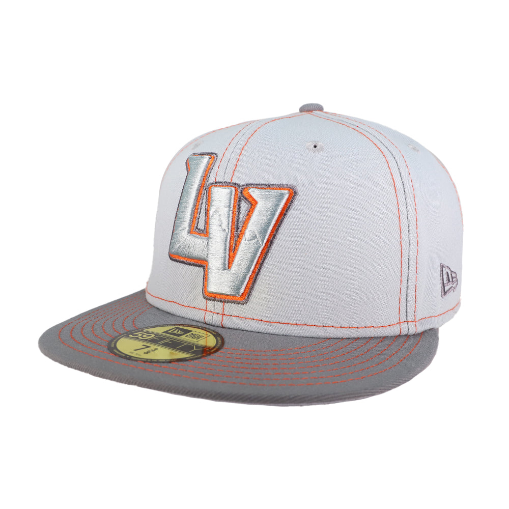 New Era Las Vegas Aviators Gray/Orange Alternate 2 Authentic Collection On-Field 59FIFTY Fitted Hat