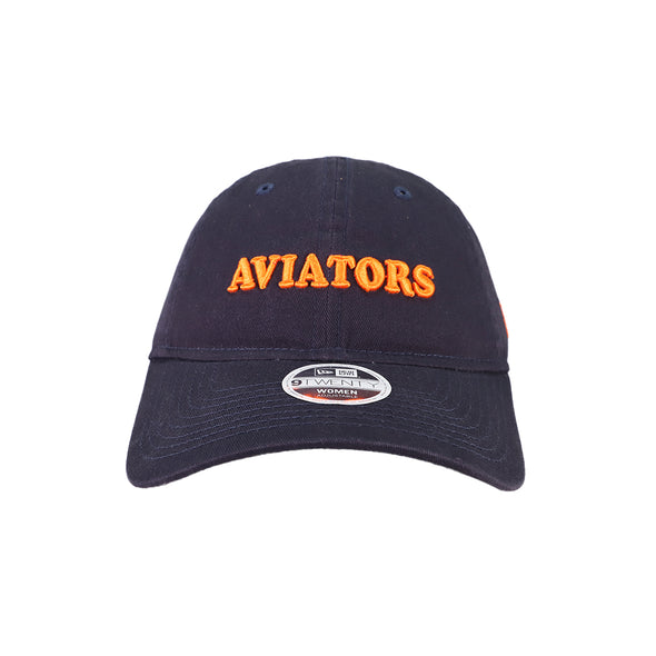 Women's Las Vegas Aviators New Era Aviators Shoutout Navy 9TWENTY Strapback Hat