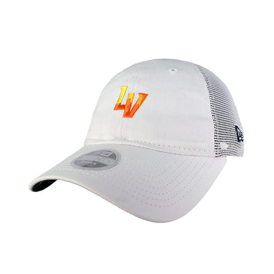 Women's Las Vegas Aviators New Era LV Mini White 9TWENTY Strapback Hat
