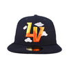 Las Vegas Aviators New Era LV Clouds Navy 59FIFTY Fitted Hat