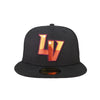 Las Vegas Aviators New Era LV Sunsets Black 59FIFTY Fitted Hat