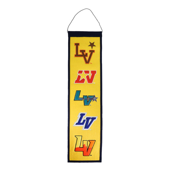 Las Vegas Aviators Wincraft Las Vegas Baseball Logos Yellow/Navy 8x32 Wool Banner