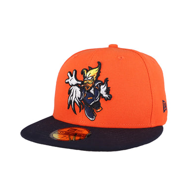 Las Vegas Aviators New Era Marvel's Defenders of the Diamond Orange/Navy 59FIFTY Fitted Hat