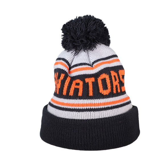 Las Vegas Aviators New Era LV Knit Navy/Gray/Orange Beanie