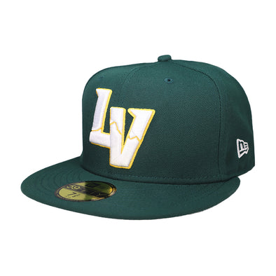 Las Vegas Aviators New Era LV/A's Affiliate Green 59FIFTY Fitted Hat