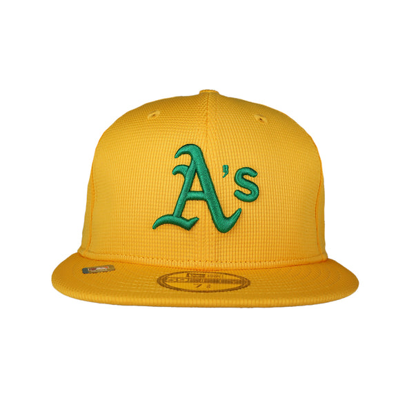 Oakland Athletics New Era 2024 On-Field Spring Training Yellow 59FIFTY Fitted Hat