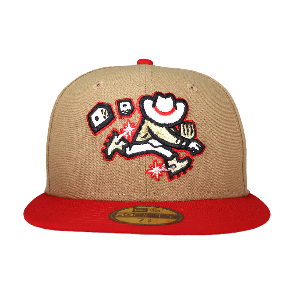 Las Vegas Gamblers New Era Theme Night Collection Khaki/Red 59FIFTY Fi ...