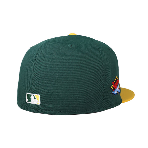 Oakland Athletics New Era Big League Weekend Green/Yellow 59FIFTY Fitted Hat