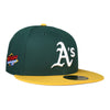 Oakland Athletics New Era Big League Weekend Green/Yellow 59FIFTY Fitted Hat