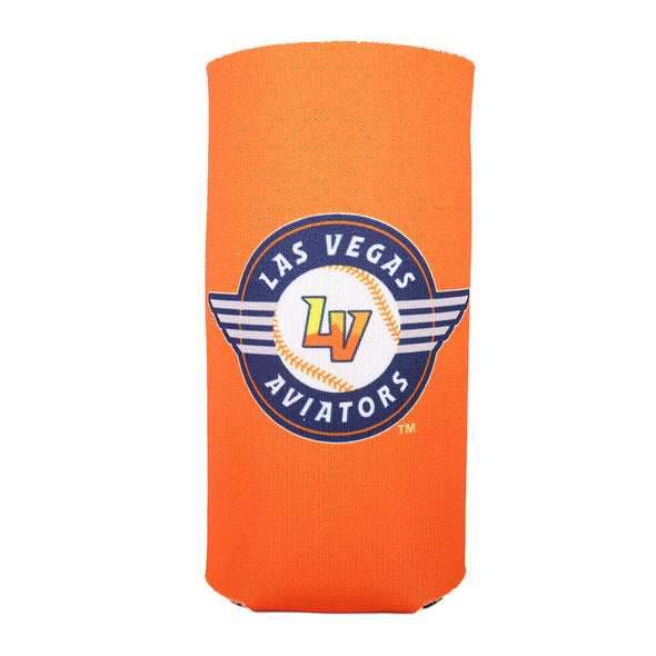 Las Vegas Aviators Wincraft LV Monogram/Primary Logo Navy/Orange 20-24oz 2-Sided Can Cooler