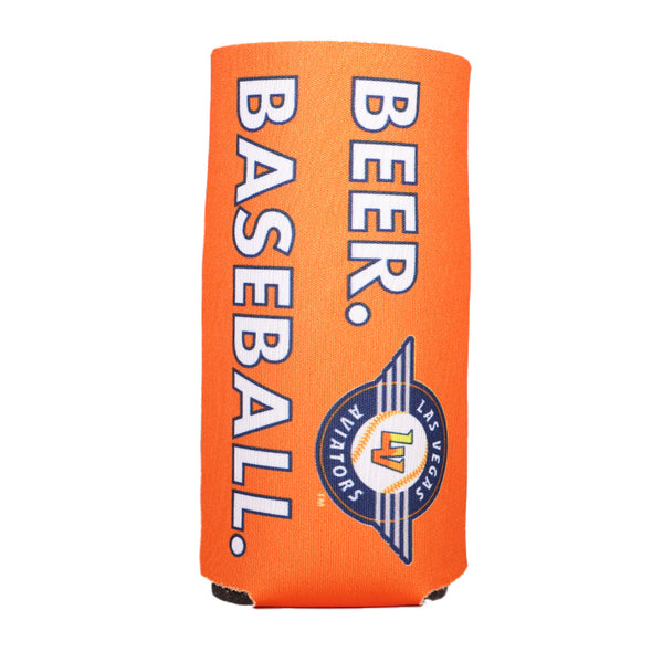 Las Vegas Aviators Wincraft Beer Baseball/LV Monogram Orange/Navy 20-24oz 2-Sided Can Cooler