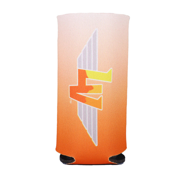 Wincraft Winged LV/Aviators Color Dye Navy/Orange Gradient 12oz Slim 2-Sided Can Cooler