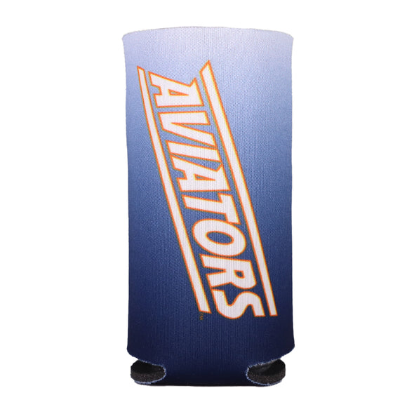 Wincraft Winged LV/Aviators Color Dye Navy/Orange Gradient 12oz Slim 2-Sided Can Cooler