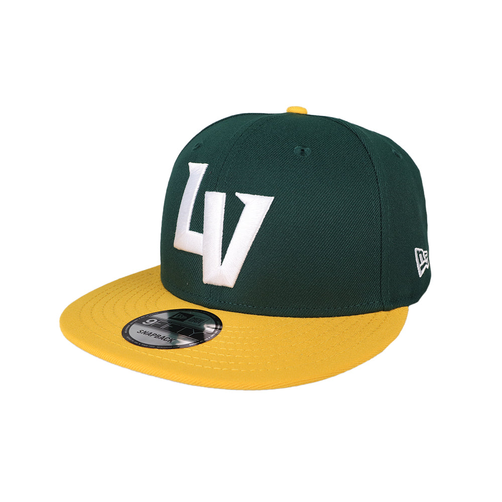 New Era LV/A's Affiliate Green/Yellow 9FIFTY Snapback Hat