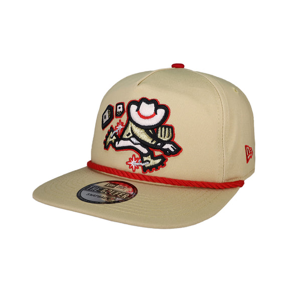 Las Vegas Gamblers New Era Theme Night Collection Gambler Tan The Golfer Snapback Hat