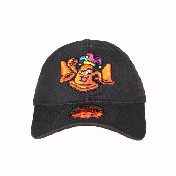 Las Vegas Cone Jesters New Era Theme Night Collection Black 9TWENTY Strapback Hat