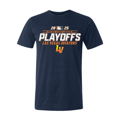 Bella + Canvas 2025 PCL Playoffs Navy Tri-Blend Short Sleeve T-Shirt