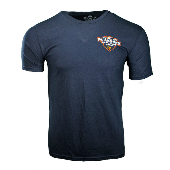 GoTeez 2025 1st Half Champion Schedule Navy Tri-Blend Short Sleeve T-Shirt