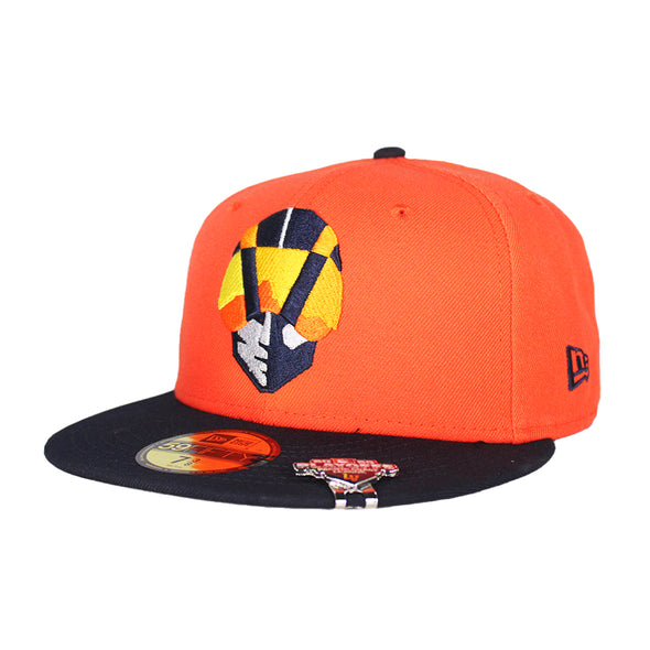 New Era On-Field ALT2 Aviator Orange/Navy 59FIFTY Fitted Hat W/Playoff Hat Clip