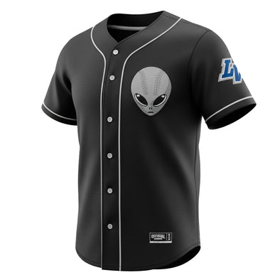 Lesserafim LAS VEGAS ベースボールジャージ Mサイ Official League 51s Las Vegas Alien Head Black Jersey – The Fly Zone