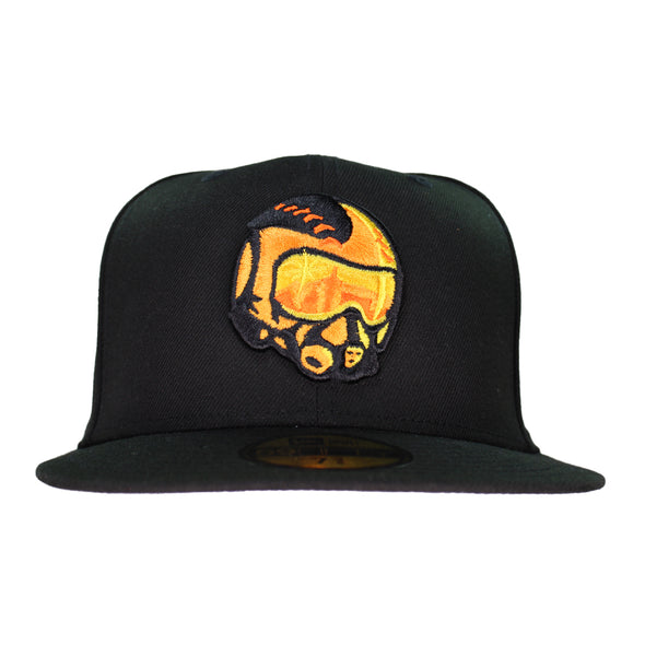 New Era ALT1 Fighter Pilot Black/Black 59FIFTY Fitted Hat – The