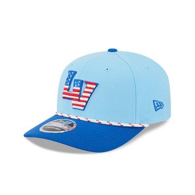 New Era 2025 4th of July LV Light Blue/Royal 9SEVENTY Stretch-Snapback Hat