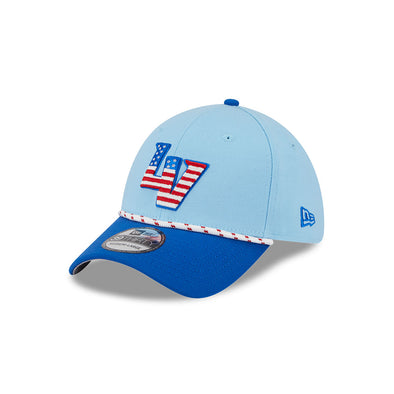 New Era 2025 4th of July LV Light Blue/Royal 39THIRTY Stretch Fit Cap