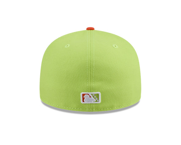 Las Vegas Cone Jesters New Era Theme Night Collection On-Field Yellow/Orange 59FIFTY Fitted Hat
