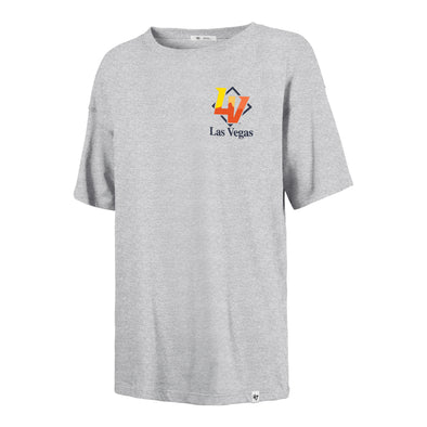 Women's Las Vegas LV/Aviators Back Gray On Repeat '47 Sadie Tee