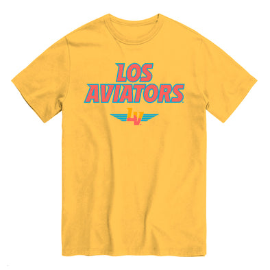 Men's '47 Brand Los Aviators Gold Short Sleeve T-Shirt