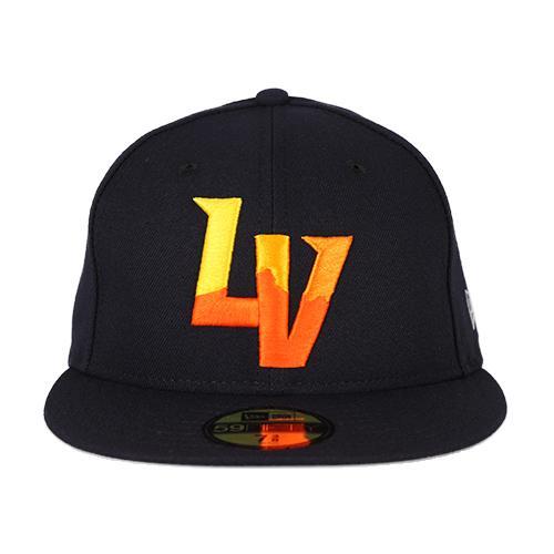 Kids' Las Vegas Aviators New Era On-Field Home LV Navy 59FIFTY Fitted Hat