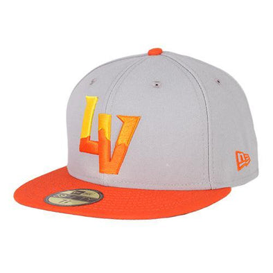 Kids' Las Vegas Aviators New Era On-Field ALT1 LV Gray/Orange 59FIFTY Fitted Hat