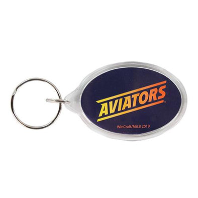 Las Vegas Aviators Wincraft Aviators Diagonal A's Oval Acrylic Keychain