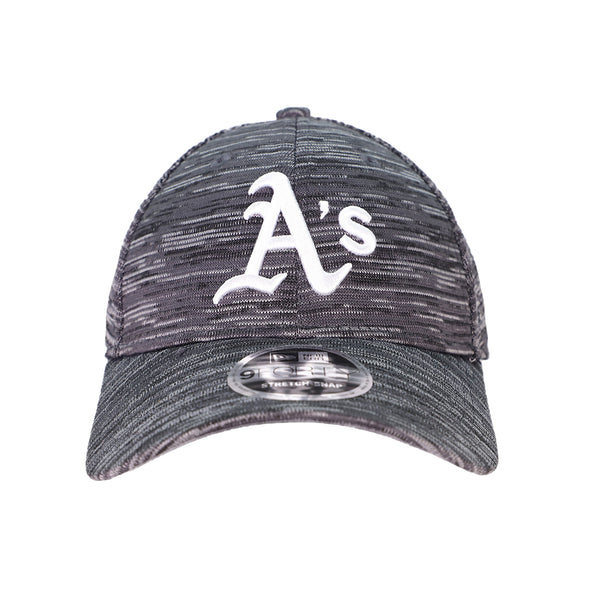 Oakland Athletics New Era A's Tech Gray 9FORTY Stretch-Snapback Hat