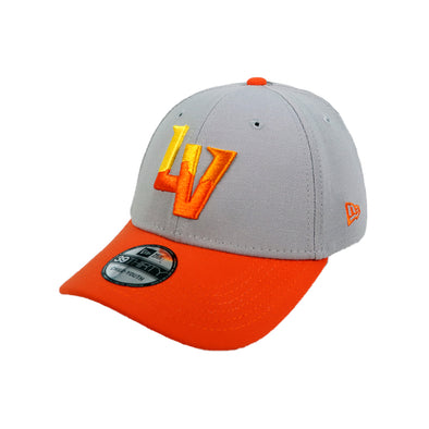 Kids' Las Vegas Aviators New Era ALT1 LV Gray/Orange 39THIRTY Stretch Fit Hat